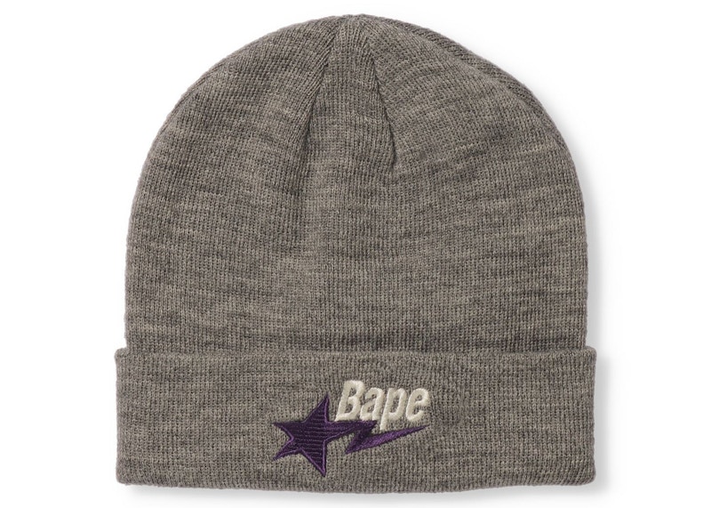 BAPE Sta Knit Cap Gray