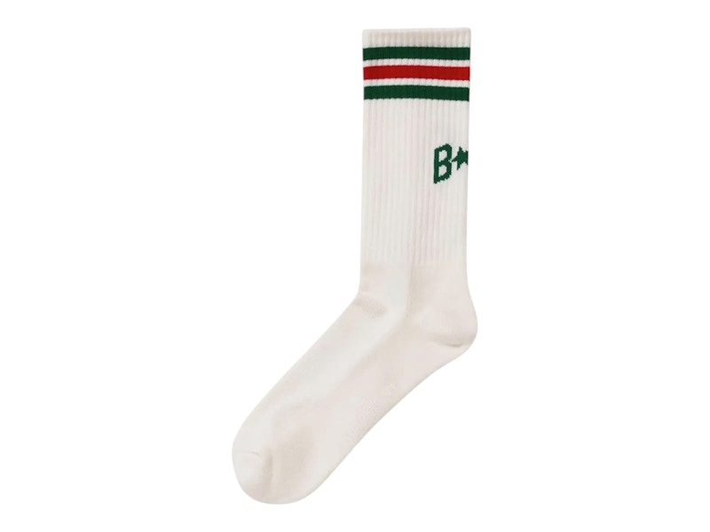BAPE Sta Line Socks Green