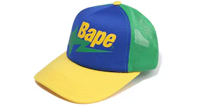 BAPE Sta Mesh Cap Yellow Green Blue