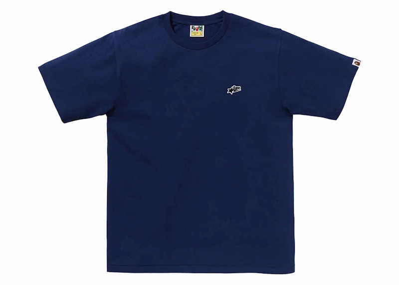 BAPE Sta One Point Tee Navy