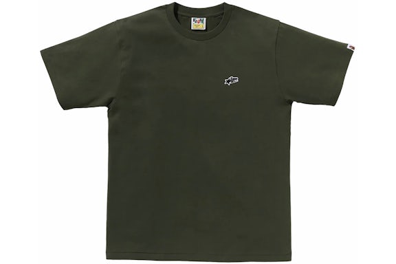 BAPE Sta One Point Tee Olivedrab