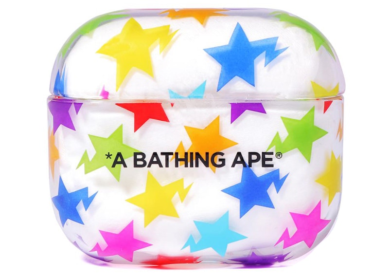 Pre-owned Bape Sta Pattern Airpods Clear Case