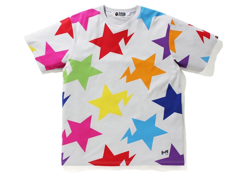 BAPE Sta Pattern Relaxed Fit Tee Multi Men's - FW21 - US