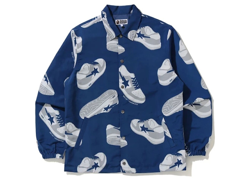BAPE Sta Random Coach Jacket Navy