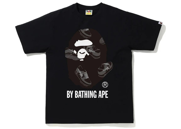 BAPE Sta Random by Bathing Ape Tee White/Navy Men's - SS21 - US