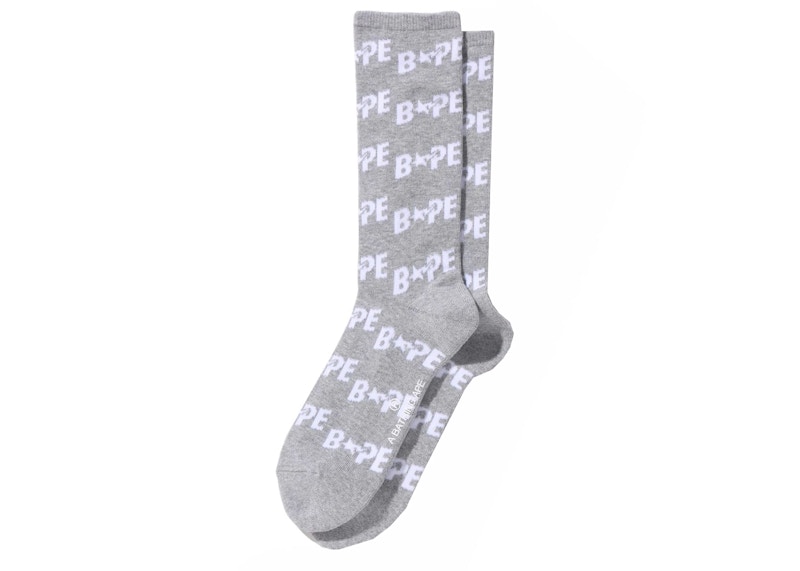 BAPE Sta Socks Gray
