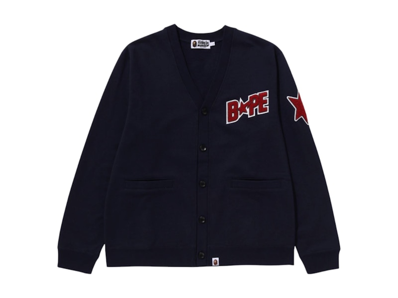 BAPE Sta Sweat Cardigan Navy
