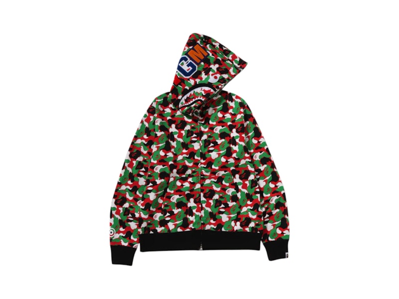 BAPE Store Dubai Separate Shark Full Zip Hoodie Multicolor Men's