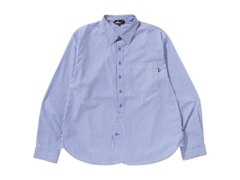 BAPE Stripe Shirt Blue Men's - SS25 - GB