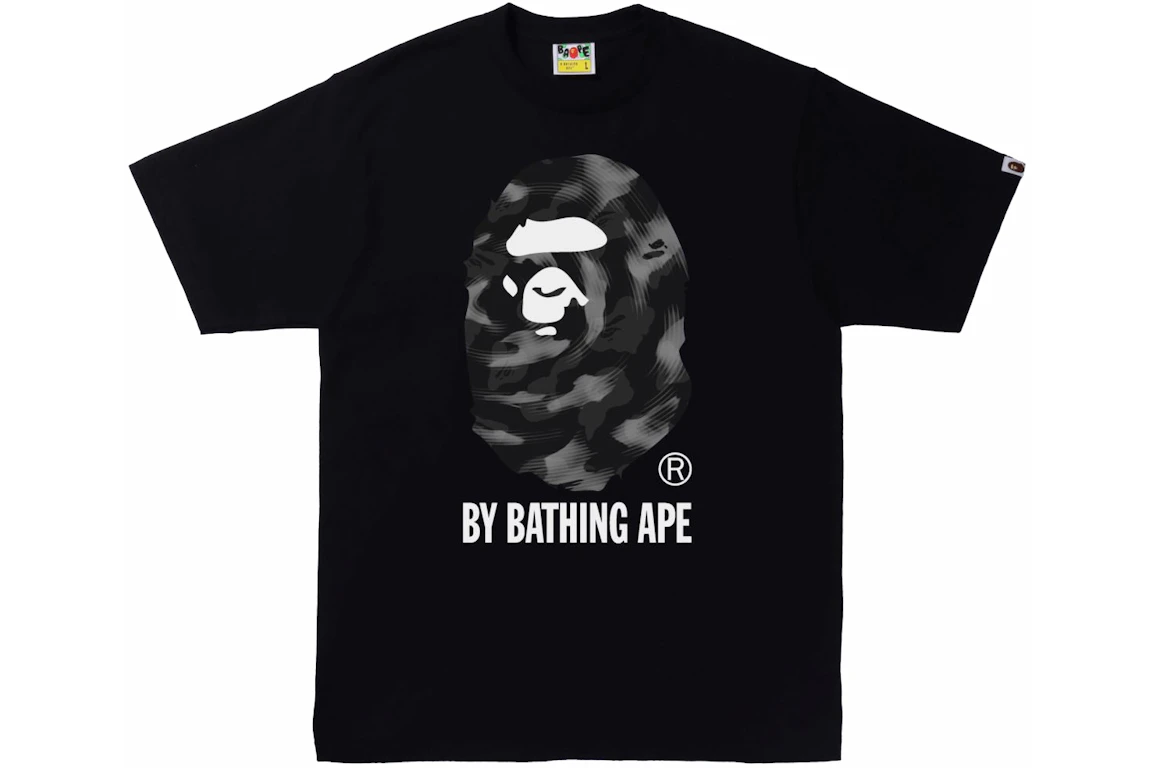 BAPE Stroke Camo by Bathing Ape Tee Black/Black