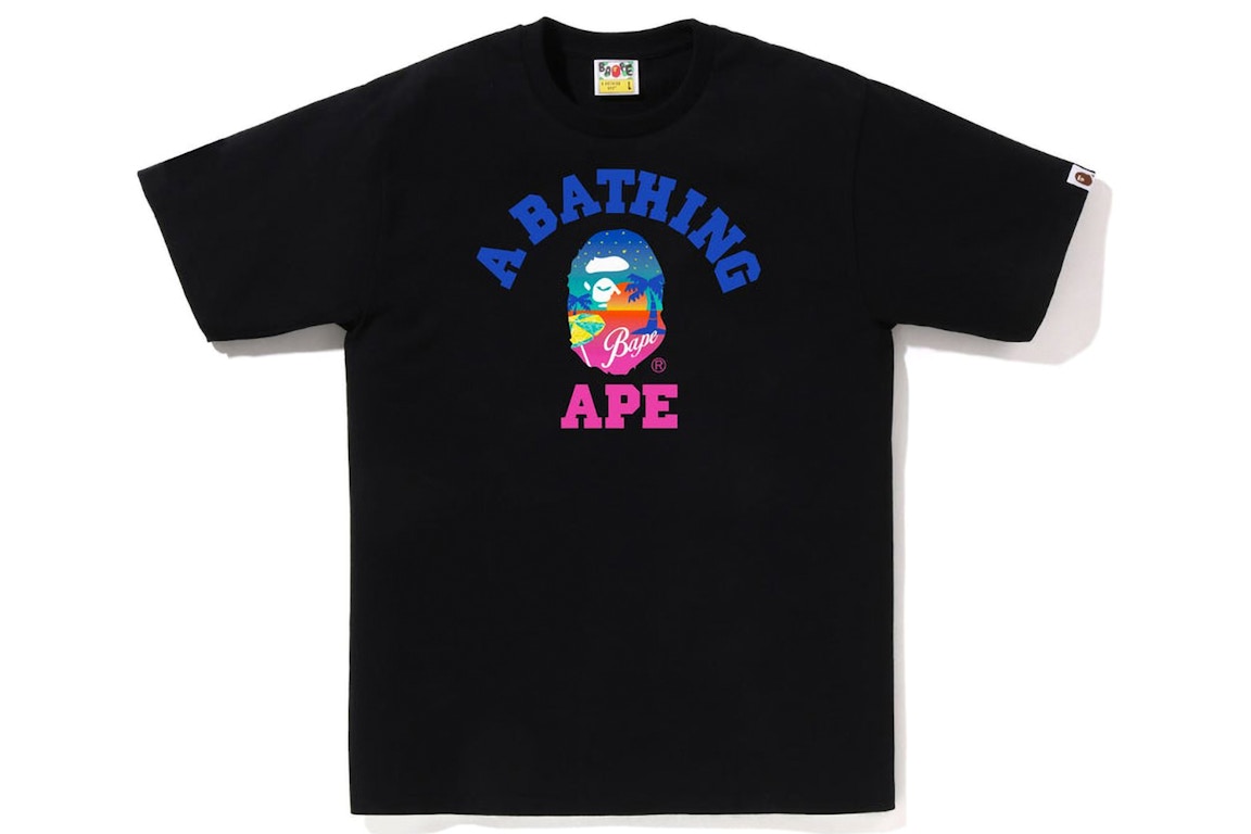 Pre-owned Bape Sunset Beach Tee Black