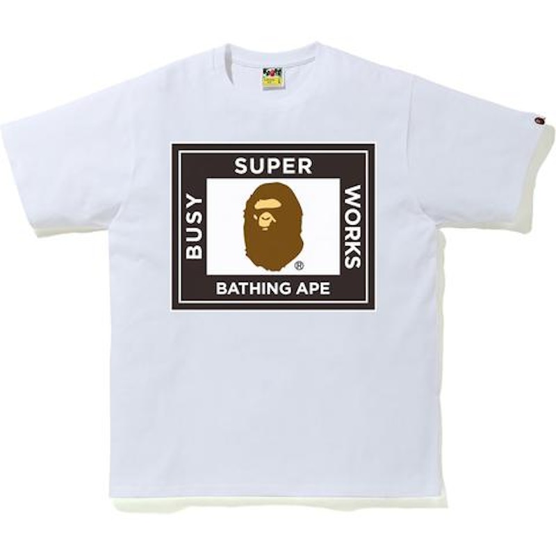 BAPE Super Busy Works Tee Gray