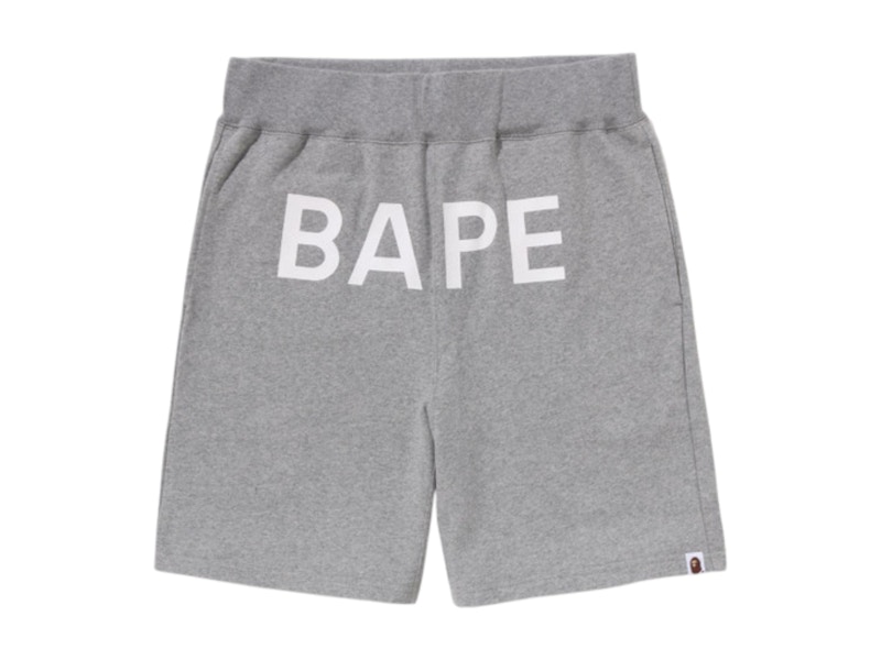 Pantalones cortos de chándal BAPE gris
