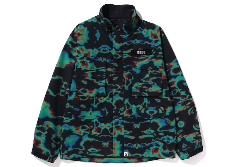 BAPE Thermography Loose Fit M-65 Jacket Black Men's - SS23 - US