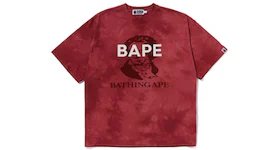BAPE Tie Dye Bathing Ape Tee Red