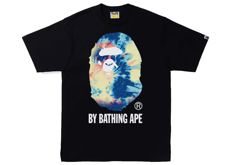 BAPE Tie Dye By Bathing Ape Tee Black/Multicolor Men's - SS22 - US