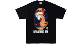 BAPE Tie Dye By Bathing Ape Tee Black/Navy
