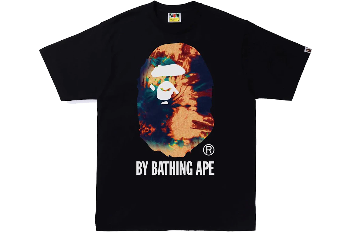 BAPE Tie Dye By Bathing Ape Tee Black/Navy