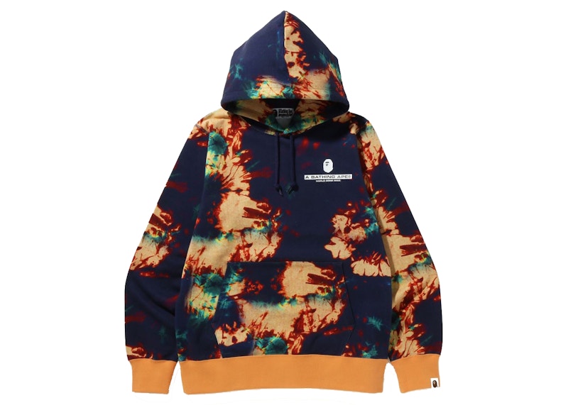 Bape tie dye hoodie new arrivals