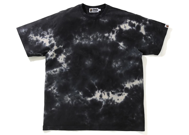 BAPE Tie Dye Relaxed Tee Black Men's - SS21 - US