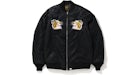 BAPE Tiger Embroidery Reversible Jacket Black