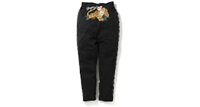 BAPE Tiger Jersey Pants Black