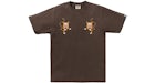 BAPE T-shirt Tiger Marron