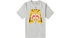 BAPE T-shirt tigre Gris chiné