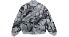 BAPE Tree Edge Camo Bomber Jacket White