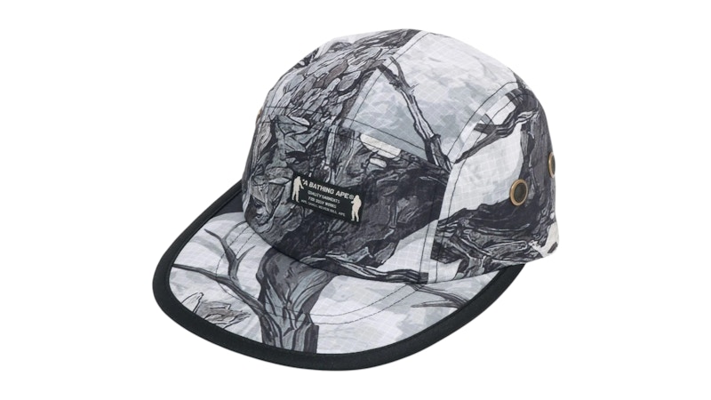 BAPE Pre-owned Tree Edge Camo Cap In White