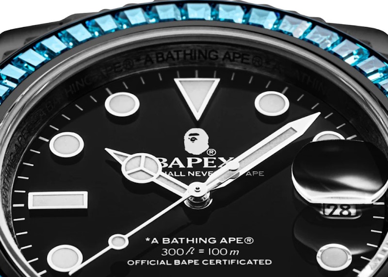 BAPE Type 1 BAPEX Crystal Stone Watch Green 男装- SS23 - CN