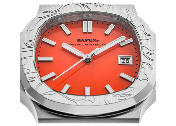 BAPE Type 10 BAPEX Watch Silver Men's - SS24 - GB