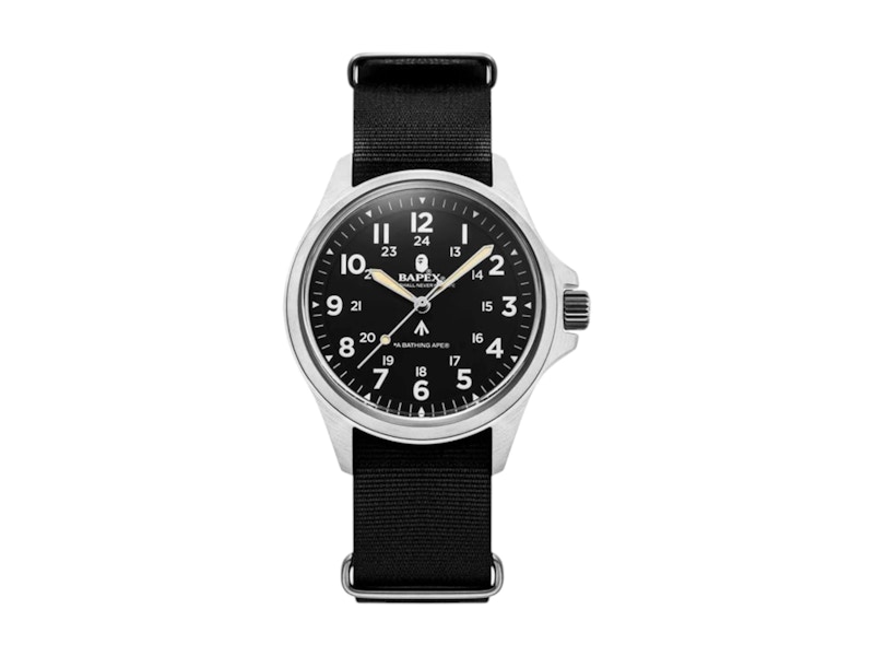 Pre-owned Bape Type 17 X I Watch In Black