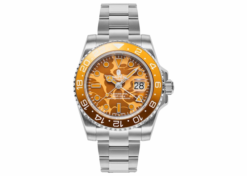 BAPE Type 2 BAPEX Color Camo Watch Orange Men's - FW23 - US