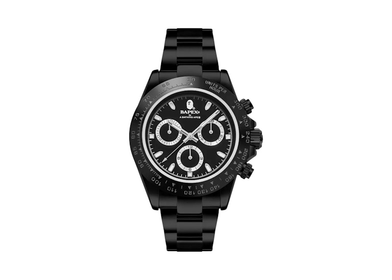 Montre BAPE Type 4 BAPEX #1 noire