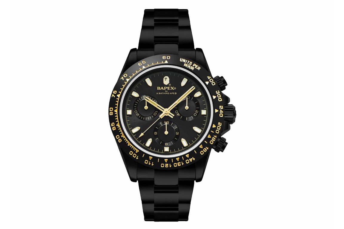 Pre-owned Bape Type 4 X Watch Black