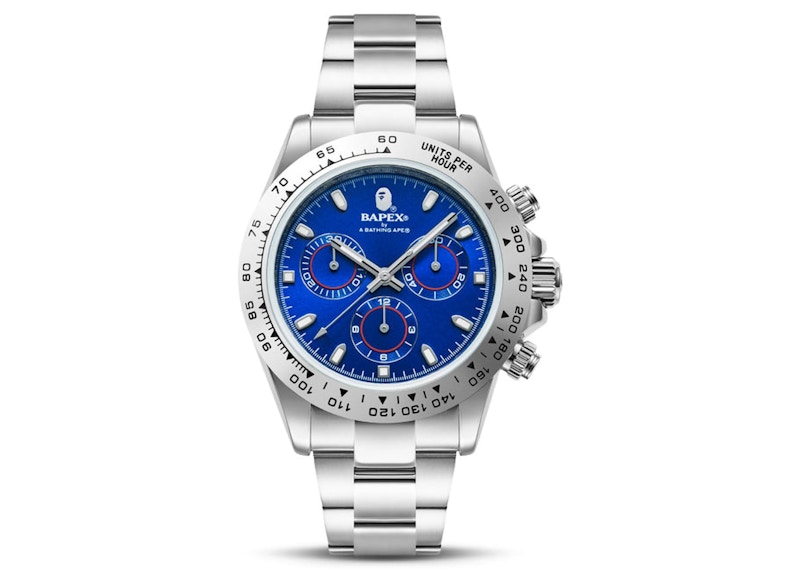 BAPE Type 4 Bapex #2 Watch Silver/Blue - SS23 - US