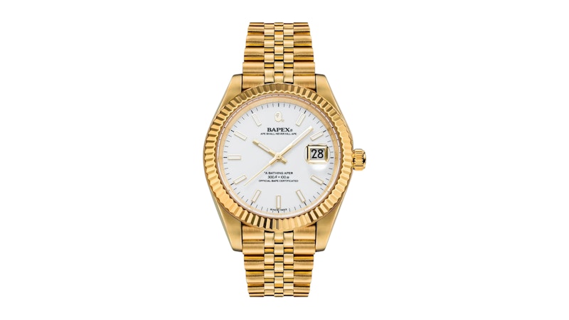 A BATHING APE BAPEX デイトナ ゴールド BAPE Type 6 BAPEX Watch Gold Men's - FW25 - GB