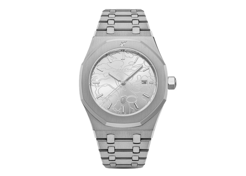 BAPE Type 9 BAPEX #1 Watch (2025) in Silver