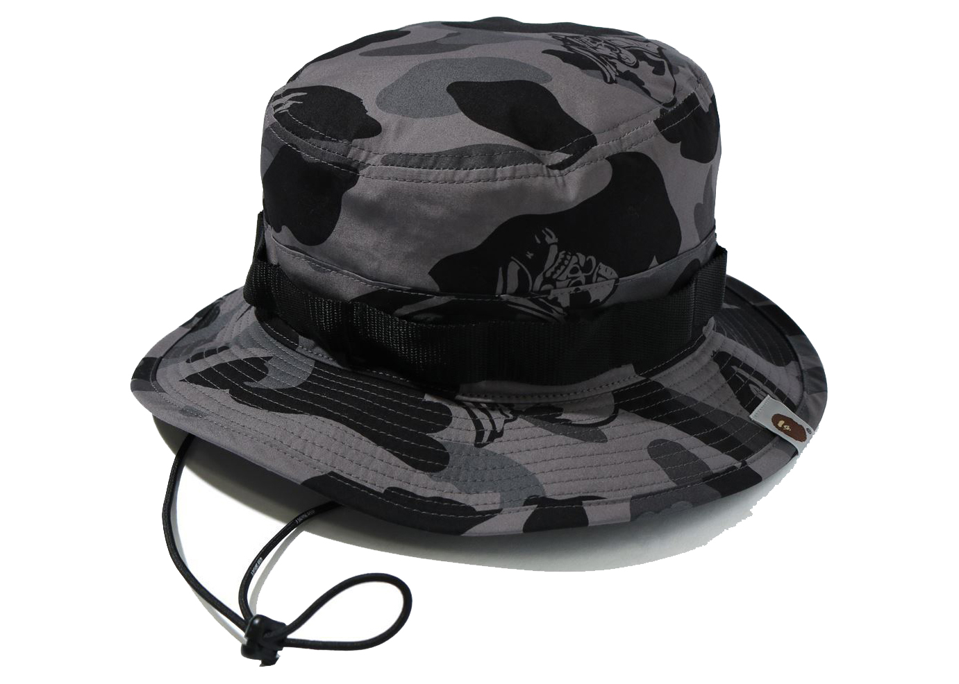 BAPE Ursus Camo Military Hat Black Men's - SS21 - US