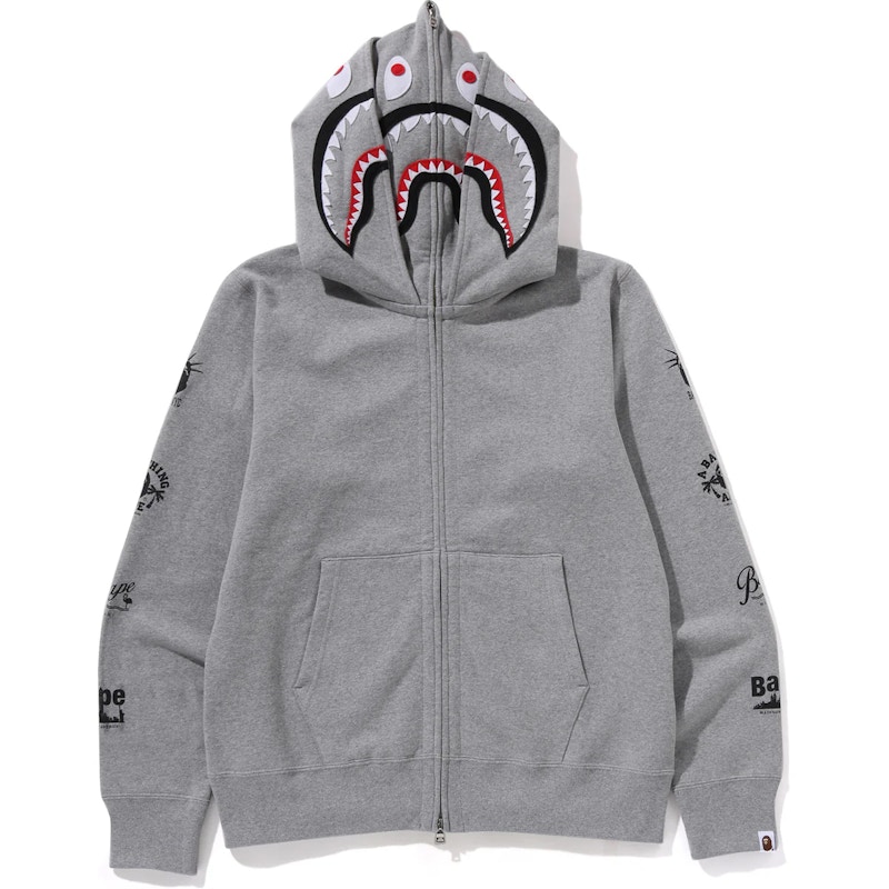 Bape us shark hoodie hotsell