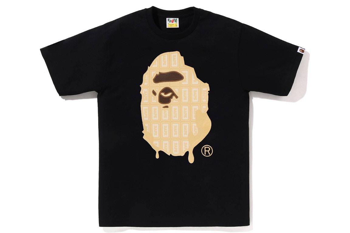 Click to view more detailed imagery on our partner's website Pre-owned Bape Valentine Chocolate Ape Head Tee (ss23) Black