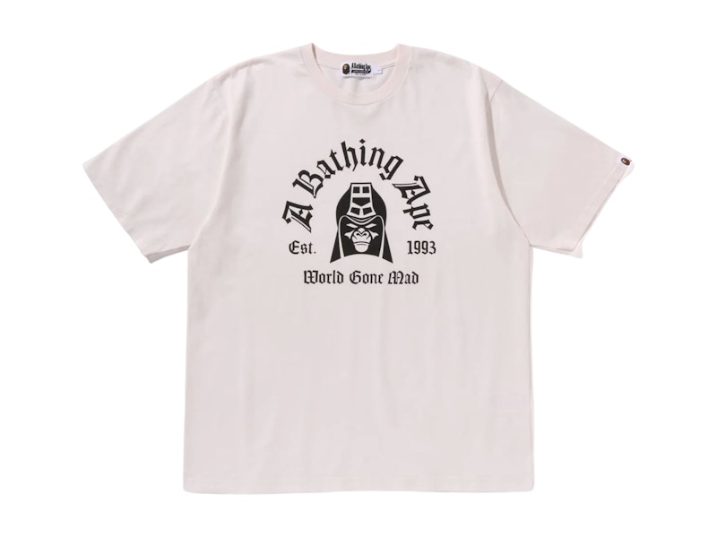 BAPE Effetto Lavato Tee Bianco