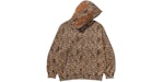 BAPE Wild Leopard Pattern Shark Relaxed Fit Full Zip Hoodie Beige