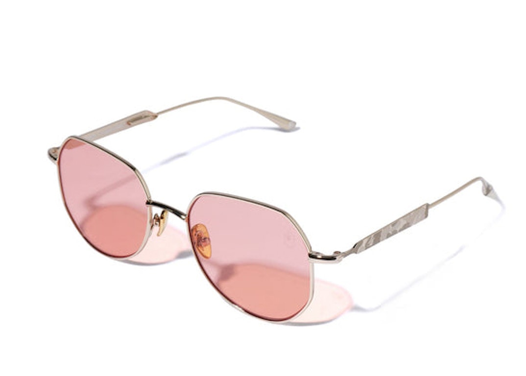 Pre-owned Bape Women's 1 Sunglasses Pink (1g20-282-515)