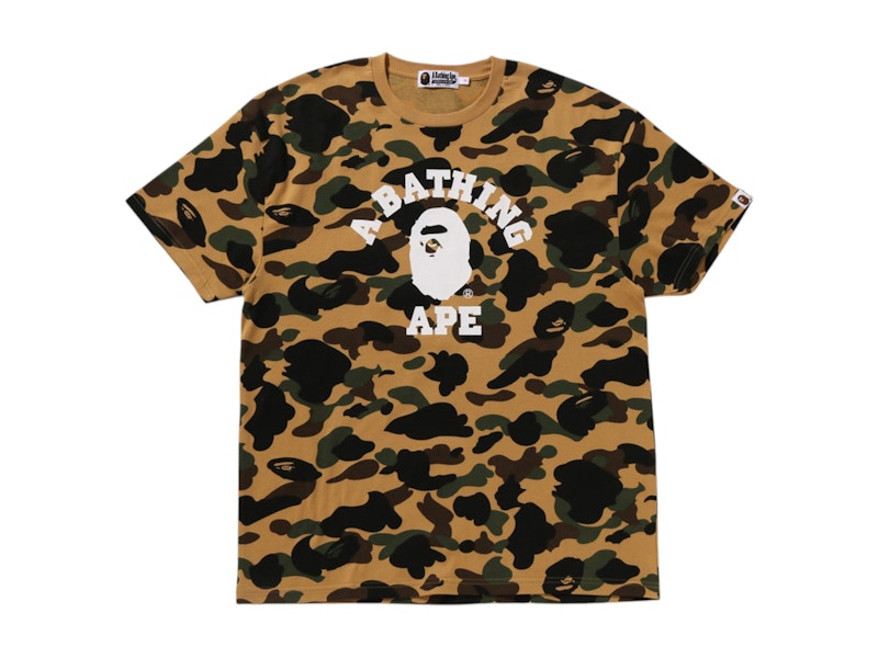 BAPEレディース 1ST CAMO COLLEGE TEE SIZE M A BATHING APE® 1st Camo College Tee | Bape official website