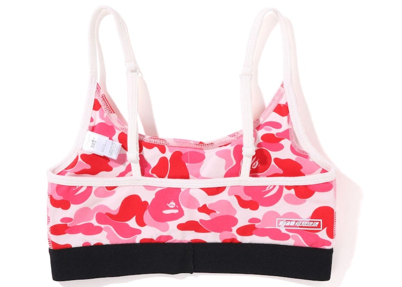 BAPE Womens ABC Camo Sport Bra Pink - SS22 - US