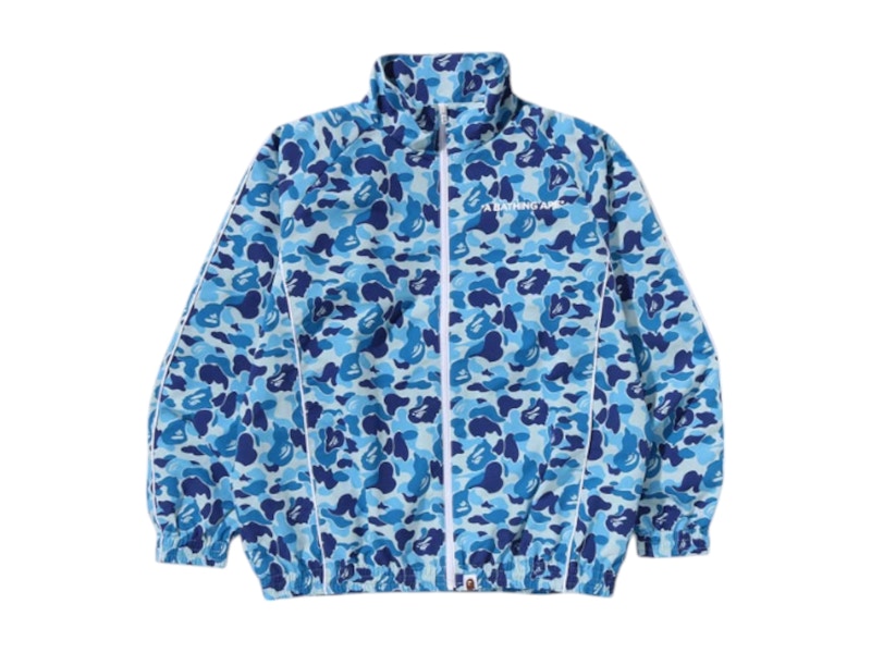 BAPE Women's ABC Camo Track Jacket Blue
