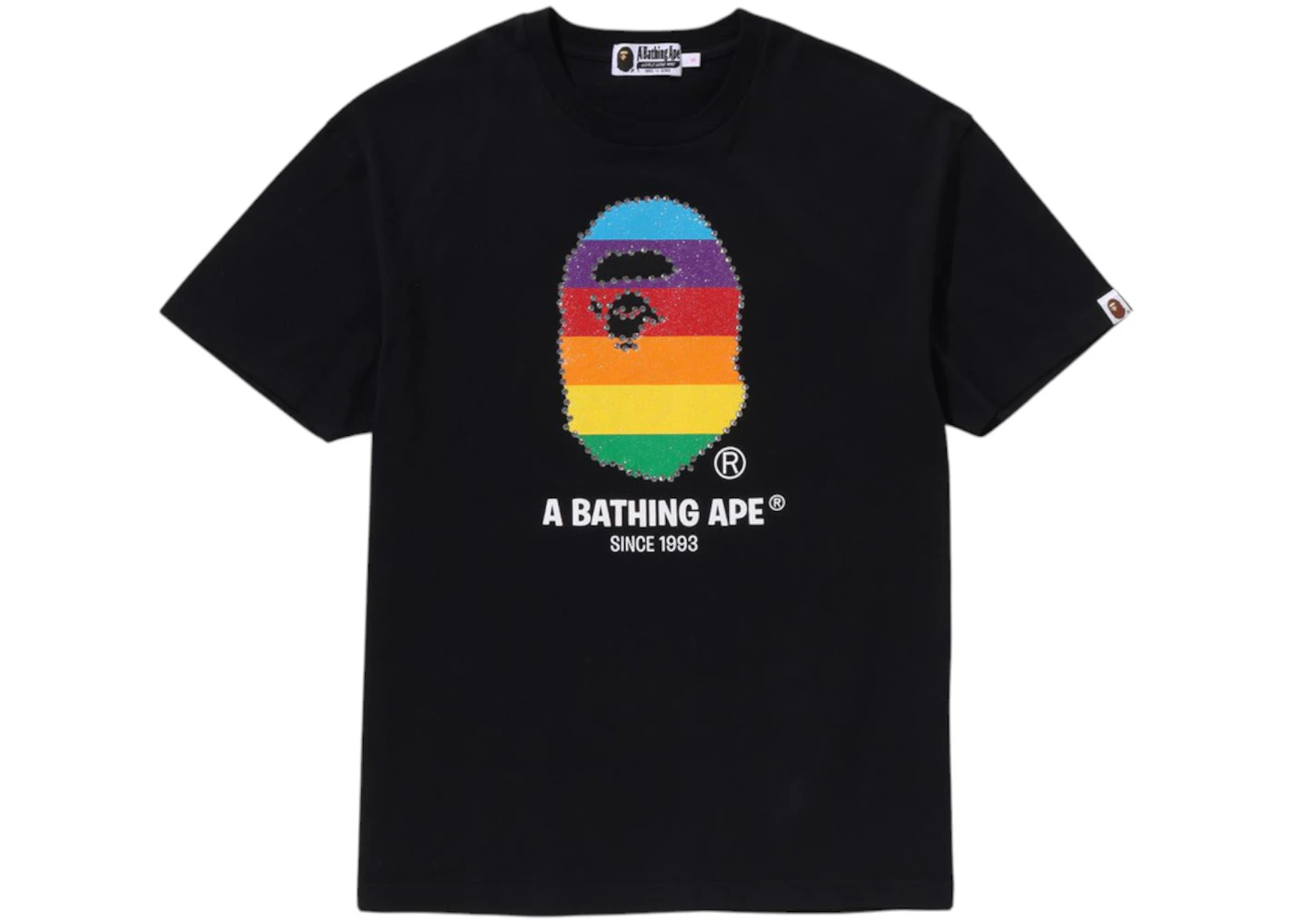 Ape Head Bape T Shirt Womens A BATHING APE® Graphic-print Cotton T