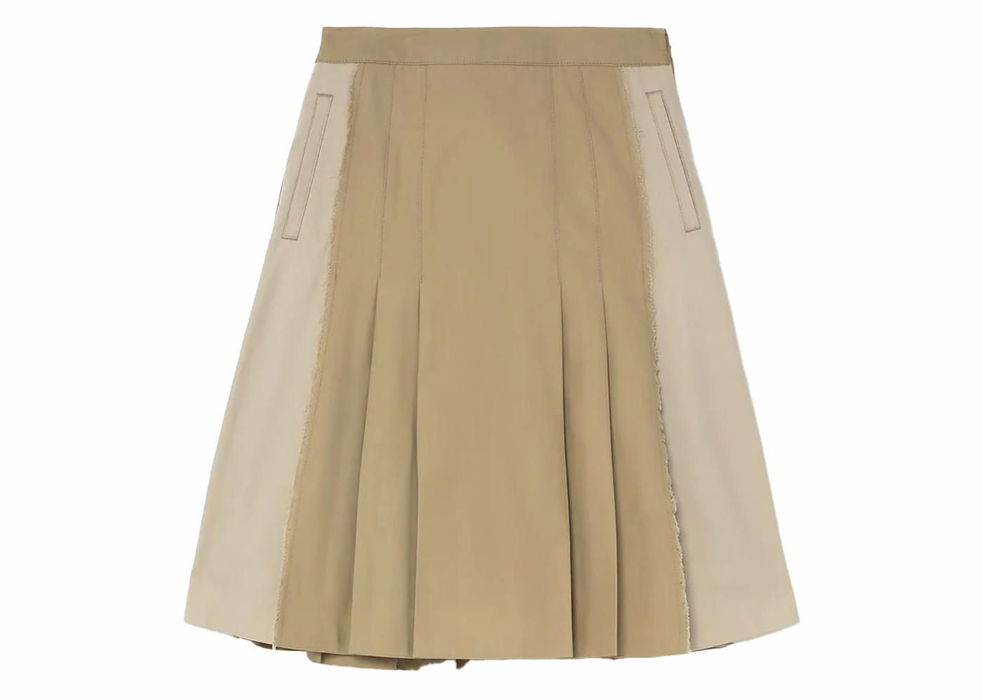 Sacai x Carhartt WIP Women's Pleated Skirt Beige - FW23 - US